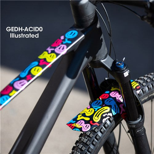 Slicy Enduro/Down Hill Mudguard - Auzzie Black Gloss