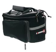 Racktop Bag with fold out side pockets, 3D reflective Strips, Water Resistant