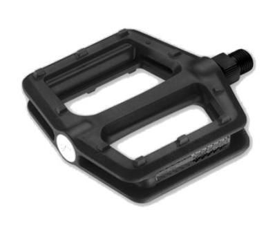 VP Compnents Pedals 1 pce nylon black body 9/16 ball bearing Black